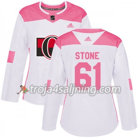 Ottawa Senators tröja Mark Stone 61 Vit 2017-2018 Adidas Rosa Fashion Authentic - Dame NHL Tröjor Ottawa Senators tröja Mark Stone 61 Vit 2017-2018 Adidas Rosa Fashion Authentic - Dame NHL Tröjor